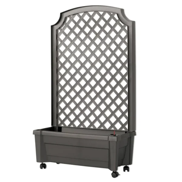 Exaco Calypso Planter with Trellis Grey