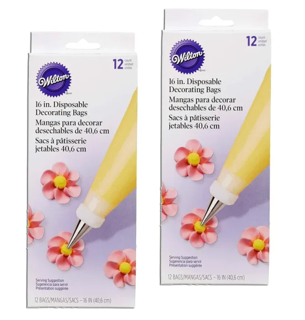 Wilton Disposable 16-inch Decorating Bags (2 Pack)