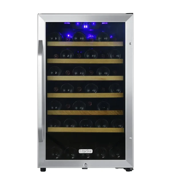EdgeStar CWF440SZ 20" Wide 44 Bottle Capacity Free Standing Wine Cooler with Reversible