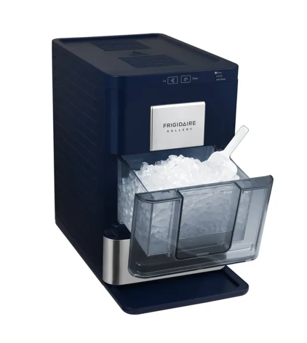 Frigidaire Gallery 44 lbs. Touchscreen Nugget Ice Maker - Stainless Steel Accent EFIC256 Black