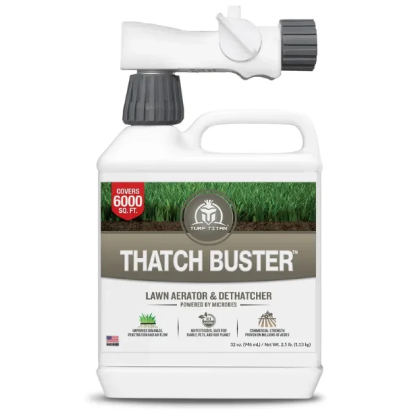 Turf Titan Thatch Buster 32 oz. 6000 Sq. ft. Lawn Aerator & Dethatcher