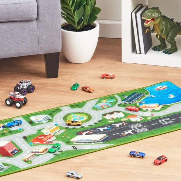 Adventure Force City Rug, 5.89 ft x 1.65 ft, Size: Large