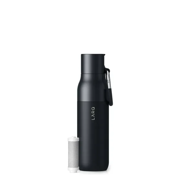 LARQ Black Self-Cleaning Filtered Water Bottle