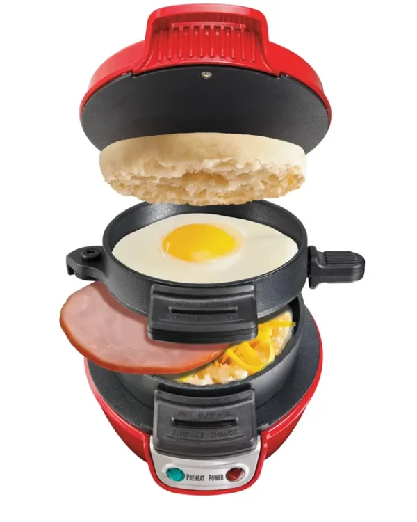 Hamilton Beach 25476 Breakfast Sandwich Maker - Red