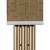White/Satin Brass