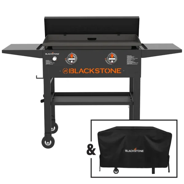 Blackstone 28" Griddle Value Bundle 2-Burner Liquid Propane Flat Top Grill Polyester | 2355