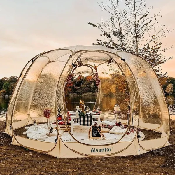 Alvantor Clear Pop-Up Bubble Tent, 15' x 15' | Overton's | PVC