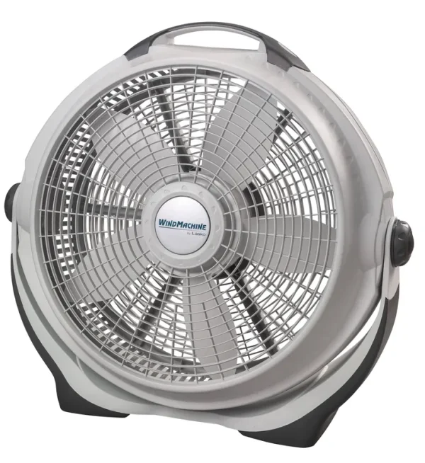 Lasko 20" Air Circulator Wind Machine, 3-Speed Floor Fan, Gray