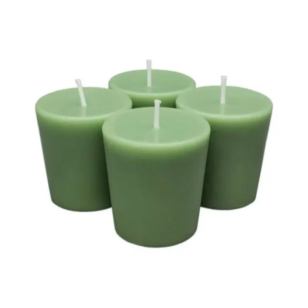 Mainstays Votive Candles, Green, 4-Pack