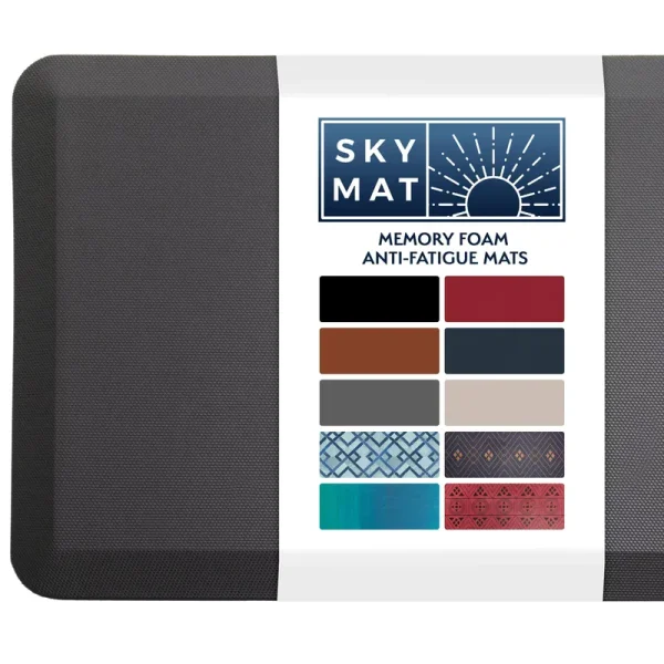 Sky Mat Anti Fatigue Comfort Mat Gray / 20" x 32"