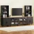 Black TV Stand Bookshelves
