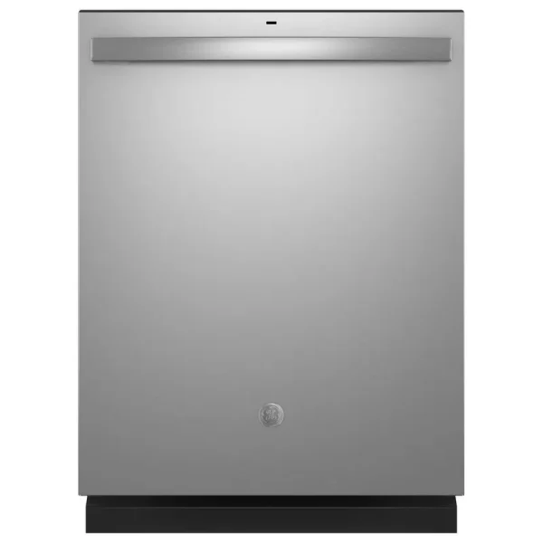 GE Top Control with Plastic Interior Dishwasher, Stainless Steel