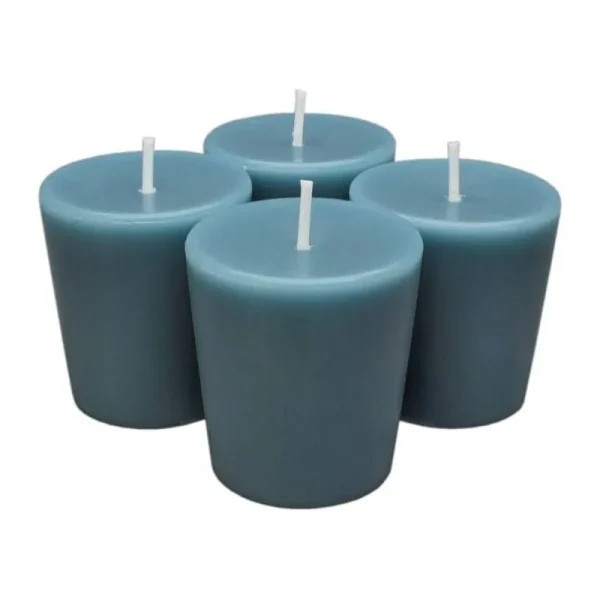 Mainstays Votive Candles, Teal, 4-Pack
