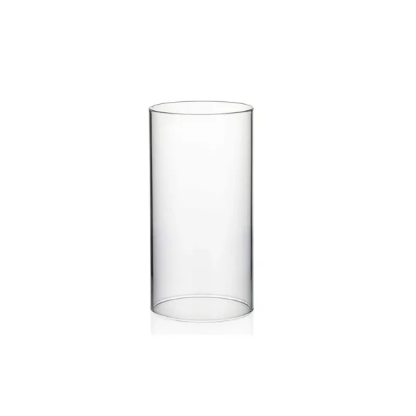 WGV Clear Glass Hurricane Candle Holder Vase 8-Inch