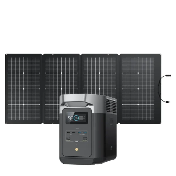 EcoFlow Delta 2 + 220W Portable Solar Panel