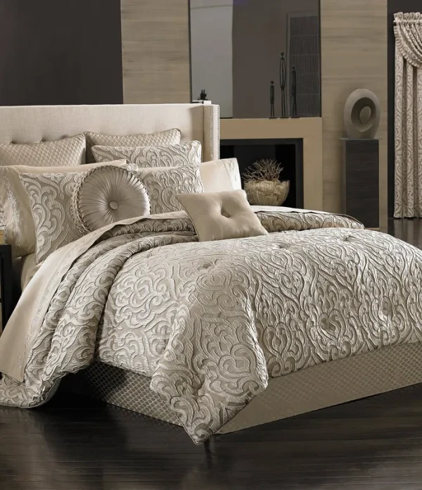 J Queen New York Astoria Comforter Set - Sand - Queen