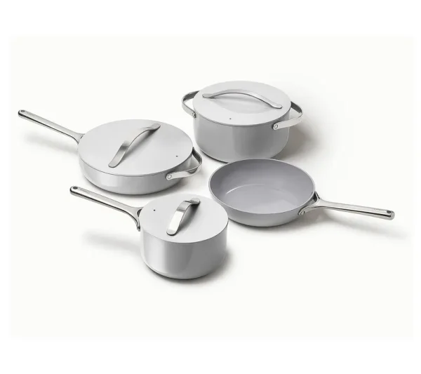 Caraway Non-Stick Ceramic 7 Piece Cookware Set - Gray