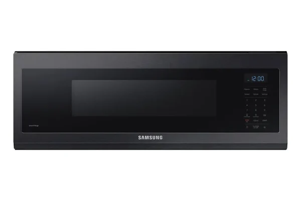 Samsung 1.1 Cu. ft. Fingerprint Resistant Black Stainless Steel Over The Range Microwave