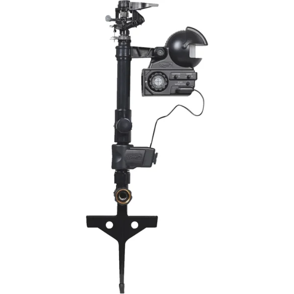 Orbit Yard Enforcer Motion Activated Scarecrow Sprinkler for Pests & Deer, Black