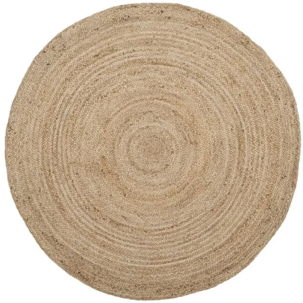 Safavieh Natural Fiber Cebrail Braided Area Rug, Size: 3' X 3' Round, Natural
