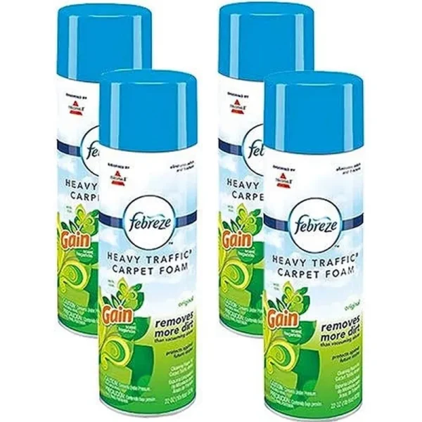 Febreze Heavy Traffic Carpet Foam Gain 22oz (Pack of 4) 14399