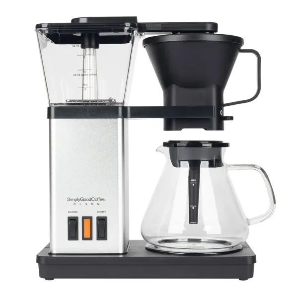 Simply Good Coffee - Olson Coffee Brewer, 8 Cup Coffee Brewer, Perfect Coffee Every Time