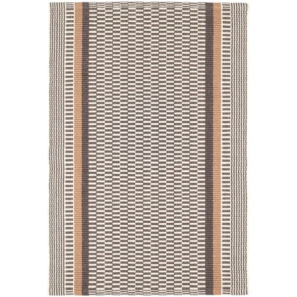 Dash & Albert Xavier Stripe Handwoven Cotton Rug - 2x3