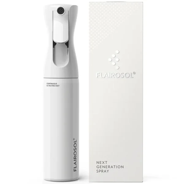 FLAIROSOL, The Original, Spray Bottle, Continuous Mister for Hair and Beauty, Home Care and 1,001 Uses. Trusted by Professionals. Patented