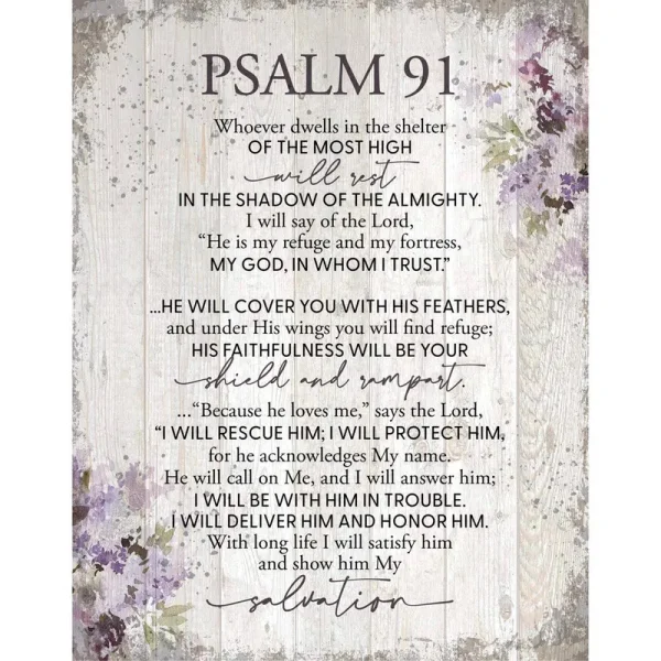 Psalm 91 Wood Plaque by Dexsa | 11.75" x 15" | Michaels