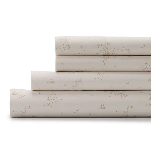 Sonoma Goods for Life The Easy Care 525 Thread Count Sheet Set or Pillowcases, Beige Over, Queen Set