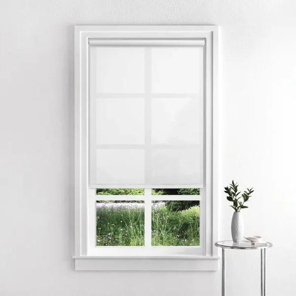 Mainstays Light Filtering, Tear-to-Fit Roller Shade 37-1/4 inch x 72 inch, White