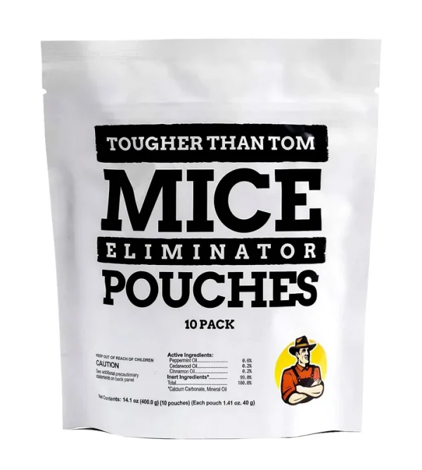 Mice Eliminator Pouches | Mouse Repellent Extra Strength Natural Indoor by Tougher Than Tom