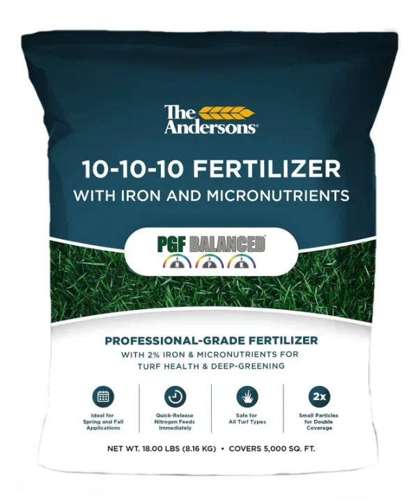 The Andersons PGF Balanced 10-10-10 Fertilizer with Micronutrients and 2% Iron (5,000 Sq ft)