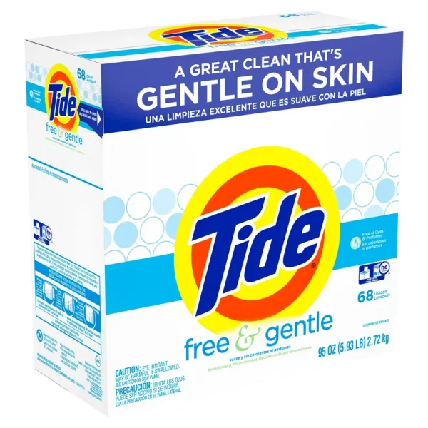 Tide Free & Gentle Powder Laundry Detergent - 95 oz box