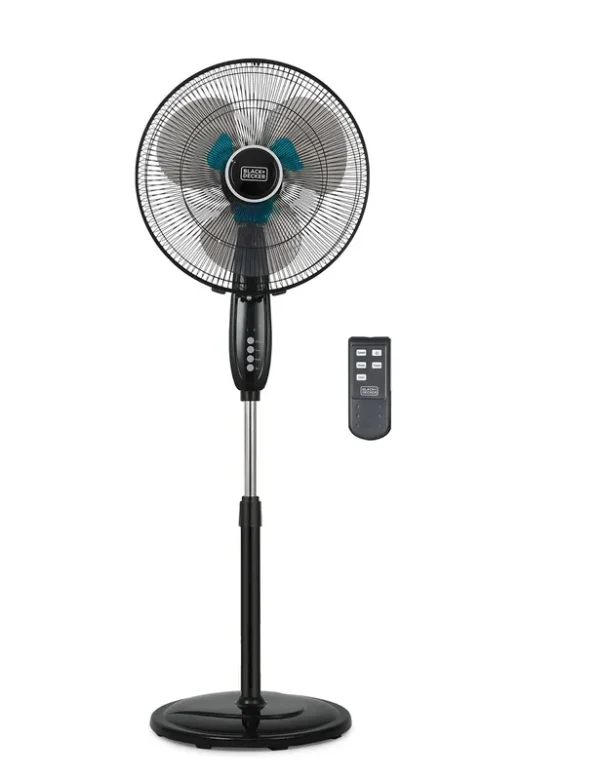 Black+decker BFSD116B 16-inch Dual-Blade Stand Fan