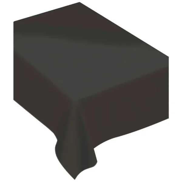 60"x 84" Fabric Tablecloth - Jet Black