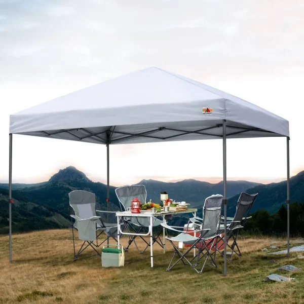 ABCCANOPY Durable Easy Pop Up Canopy Tent Outdoor Canopy Tent - 10ftx10ft - White