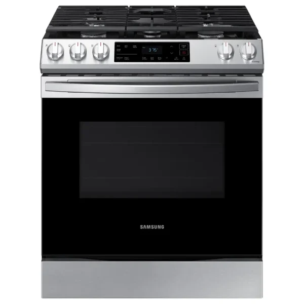 Samsung 6.0 Cu. ft. Slide-In GAS Range, Stainless Steel - NX60T8111SS