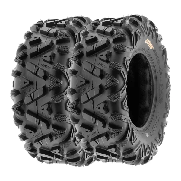 Sunf All-Terrain ATV UTV Tires 26x9 - 12 26x9x12 6 PR A033 (Pair of 2)