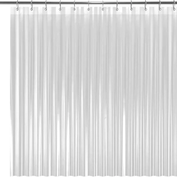 Liba Bathroom Shower Curtain-Liner White 8g Heavy Duty
