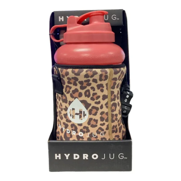 Hydrojug Bundle 73oz Jug w/ Sleeve & Straw (Blush Leopard)