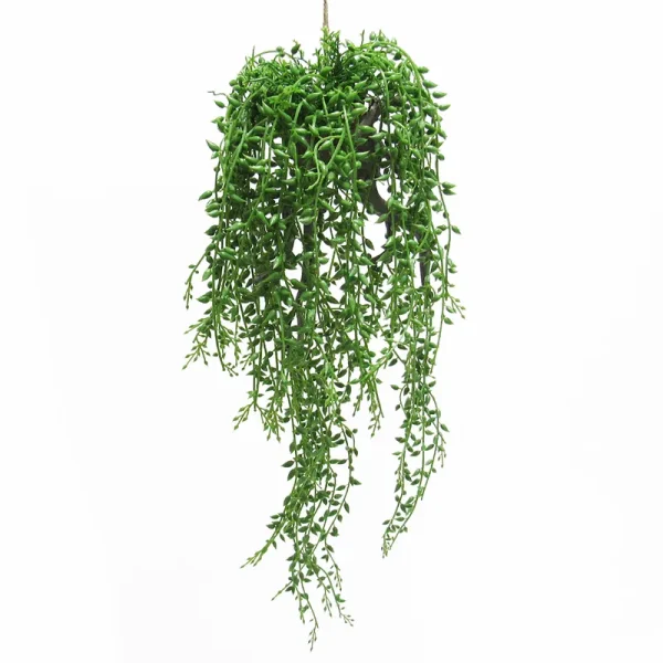 20 .5 in. Donkey Tail String of Pearls Artificial Succulent Hanging Air Plant