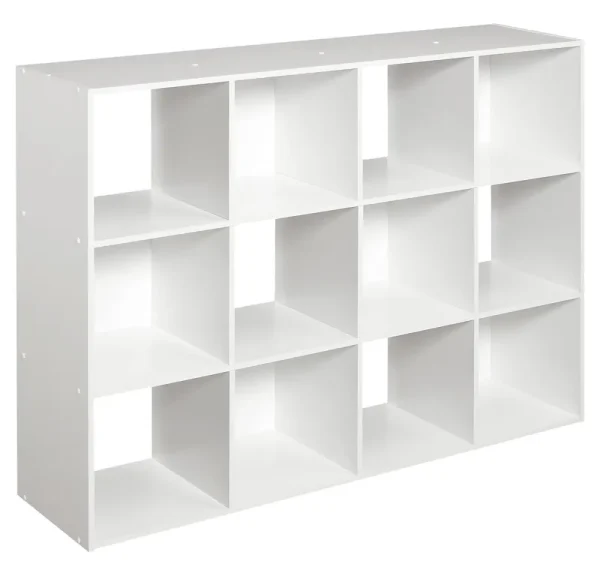ClosetMaid 12-Cube Decorative Organizer & Display Cubical System, White