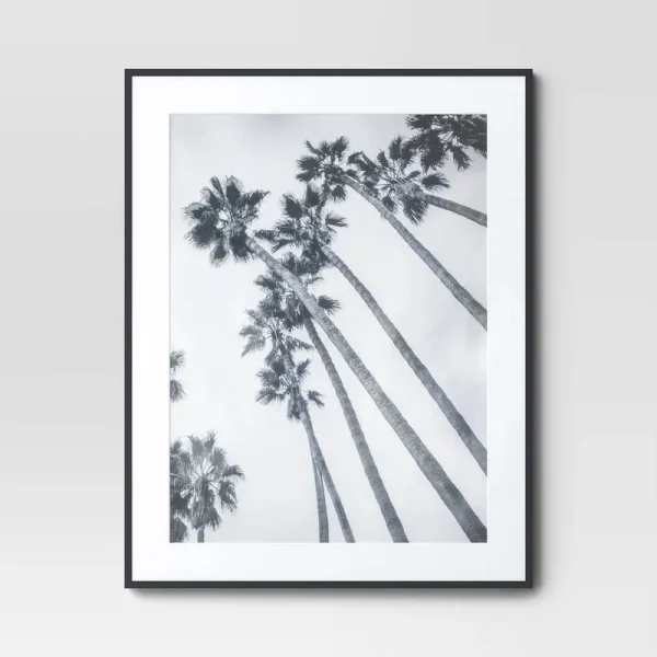22" x 28" Matted to 18" x 24" Elevated Aluminum Poster Frame Black - Threshold
