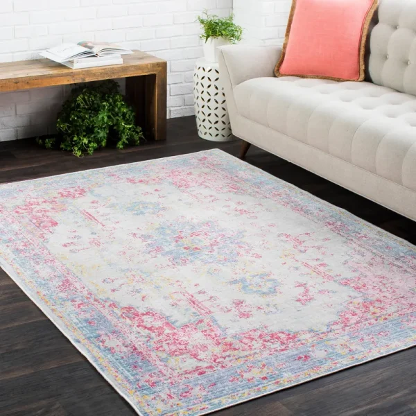Decor 140 Arcelia Violet (Purple) 3 ft. 11 in. x 5 ft. 11 in. Area Rug