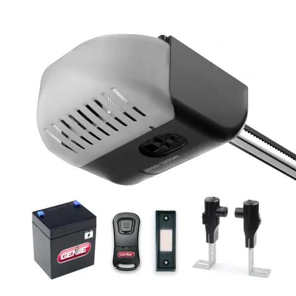 Genie 1/2 HPC Ultra Quiet Belt Drive Garage Door Opener Battery Back-Up in Black | 1055B-VE