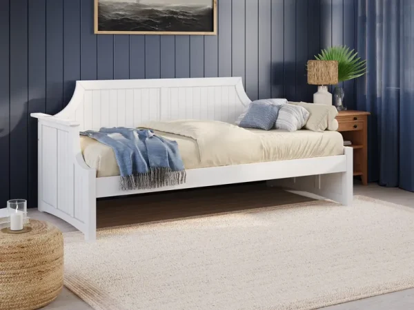 AFI Cambridge Twin Wood Daybed, White
