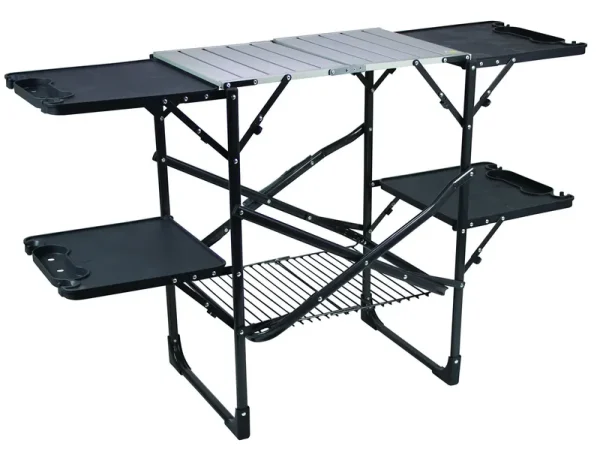 GCI Outdoor Slim-Fold Cook Station. Portable Camp Kitchen Table