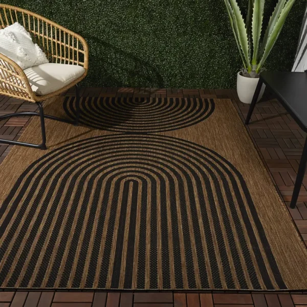 Balta Rugs Niccolo Modern Indoor/Outdoor Area Rug - 5'3" x 7' - Tan