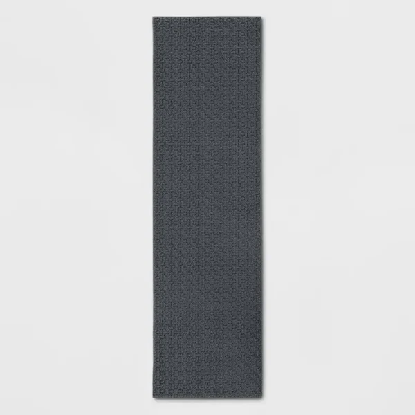 2'x7' Runner Solid Washable Gray - Made by Design
